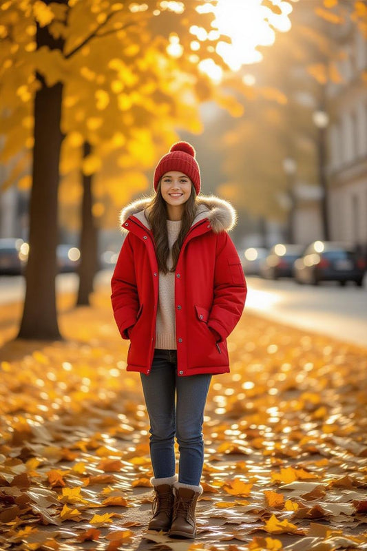 Red Rain Jacket